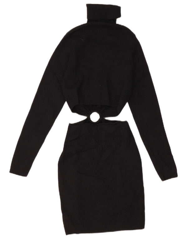 Zara Γυναικείο φόρεμα UK 8 Small Black