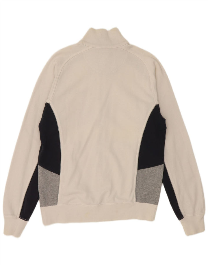 Ανδρική αθλητική φόρμα Champion Top Jacket μεσαίο λευκό χρώμα, βαμβακερό