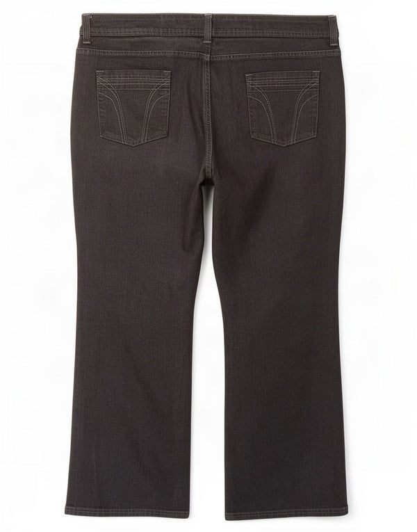 Marks & Spencer Womens Bootcut Jeans UK 22 3XL W42 L30 Γκρι βαμβακερό
