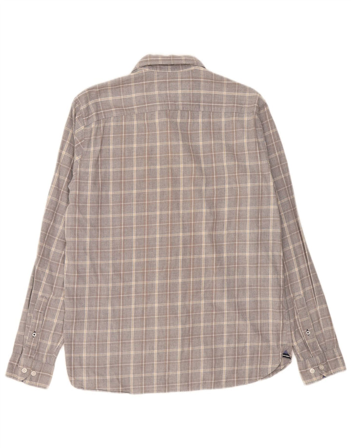 Ανδρικό πουκάμισο Crew Clothing Slim Fit, μεγάλο γκρι βαμβακερό
