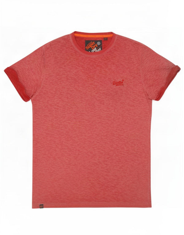 Ανδρικό T-Shirt Superdry Top XL Red Flecked Cotton