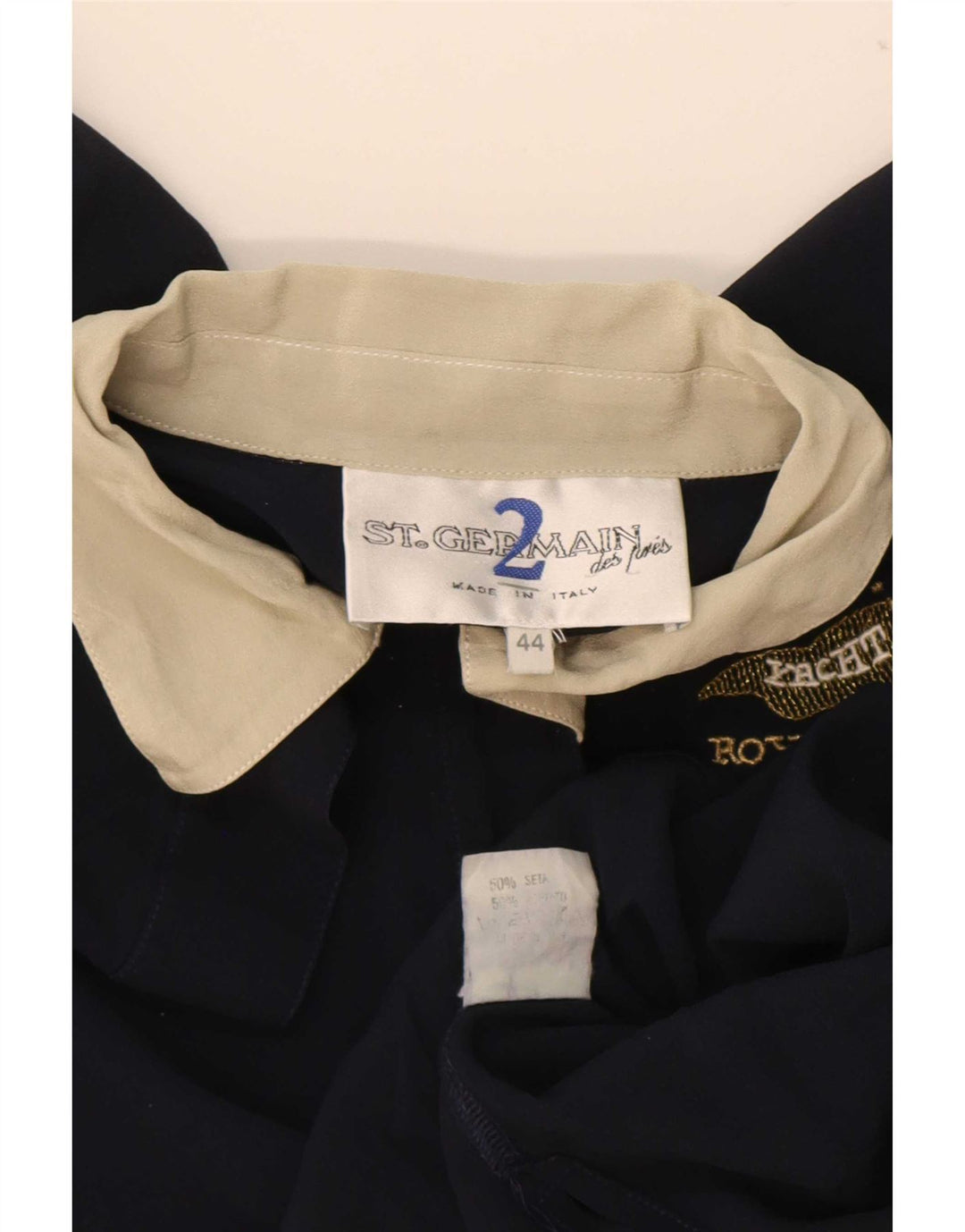 Γυναικείο πουκάμισο St. Germain Des Pres Polo IT 44 Medium Navy Blue Colourblock
