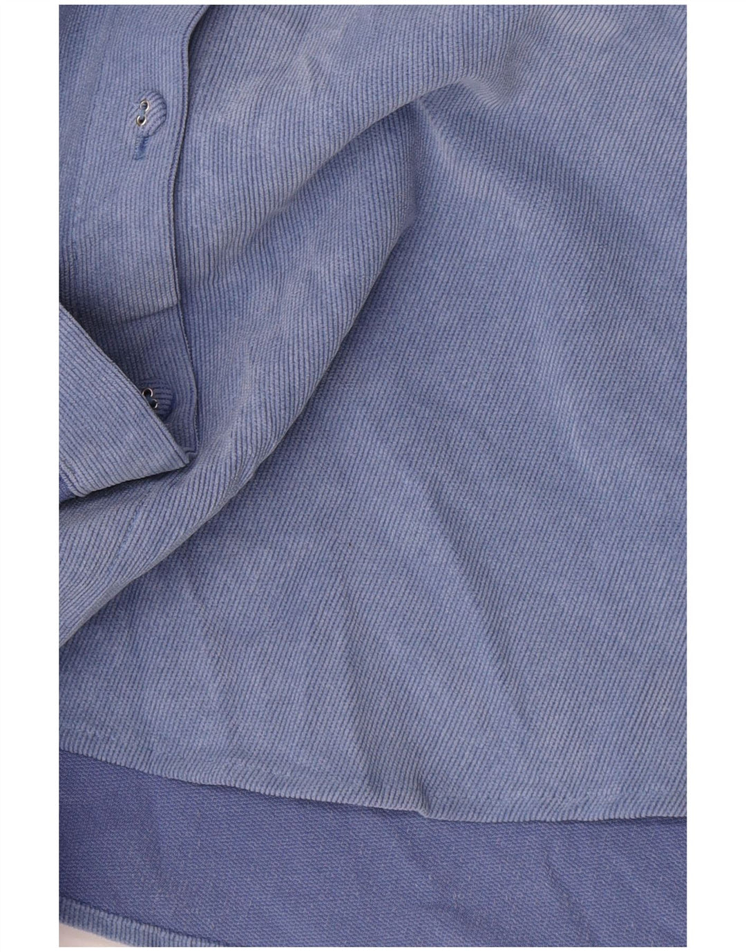 Zara Γυναικείο κοτλέ πουκάμισο UK 16 Large Blue Polyester