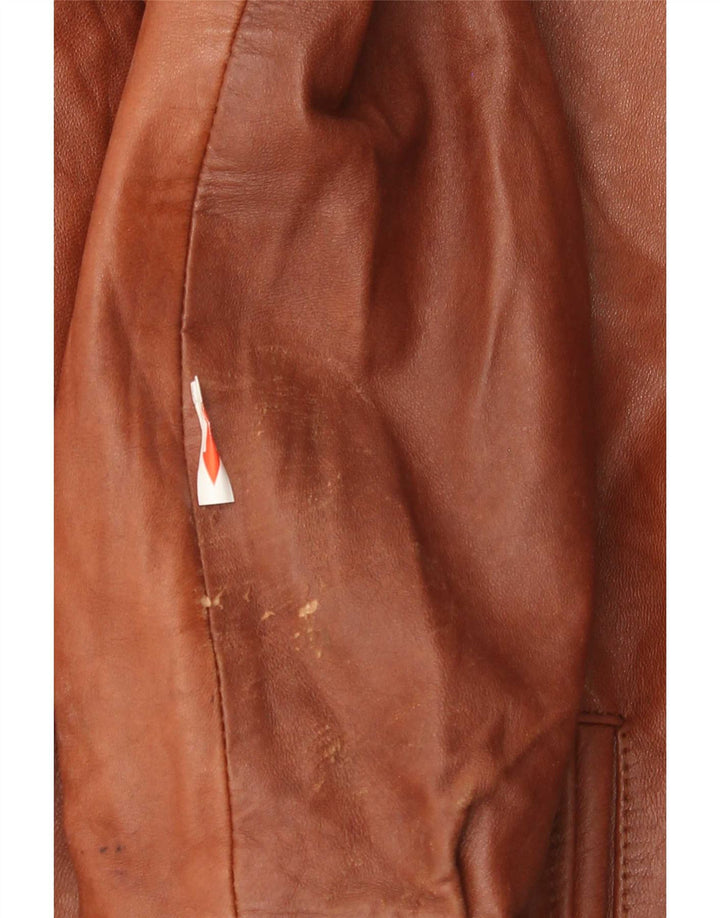 Vintage Ανδρικό Δερμάτινο Μπουφάν UK 42 XL Καφέ