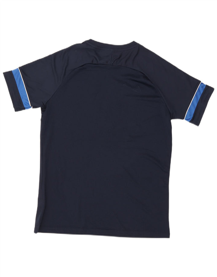 Ανδρικό μπλουζάκι Nike Dri Fit Top Large Navy Blue Colorblock Πολυεστέρας