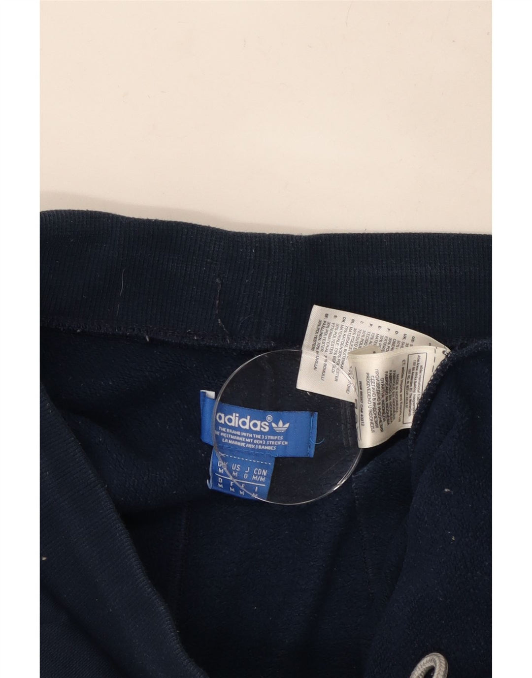 Ανδρική φόρμα ADIDAS Graphic Παντελόνι Joggers Medium Navy Blue Βαμβακερό