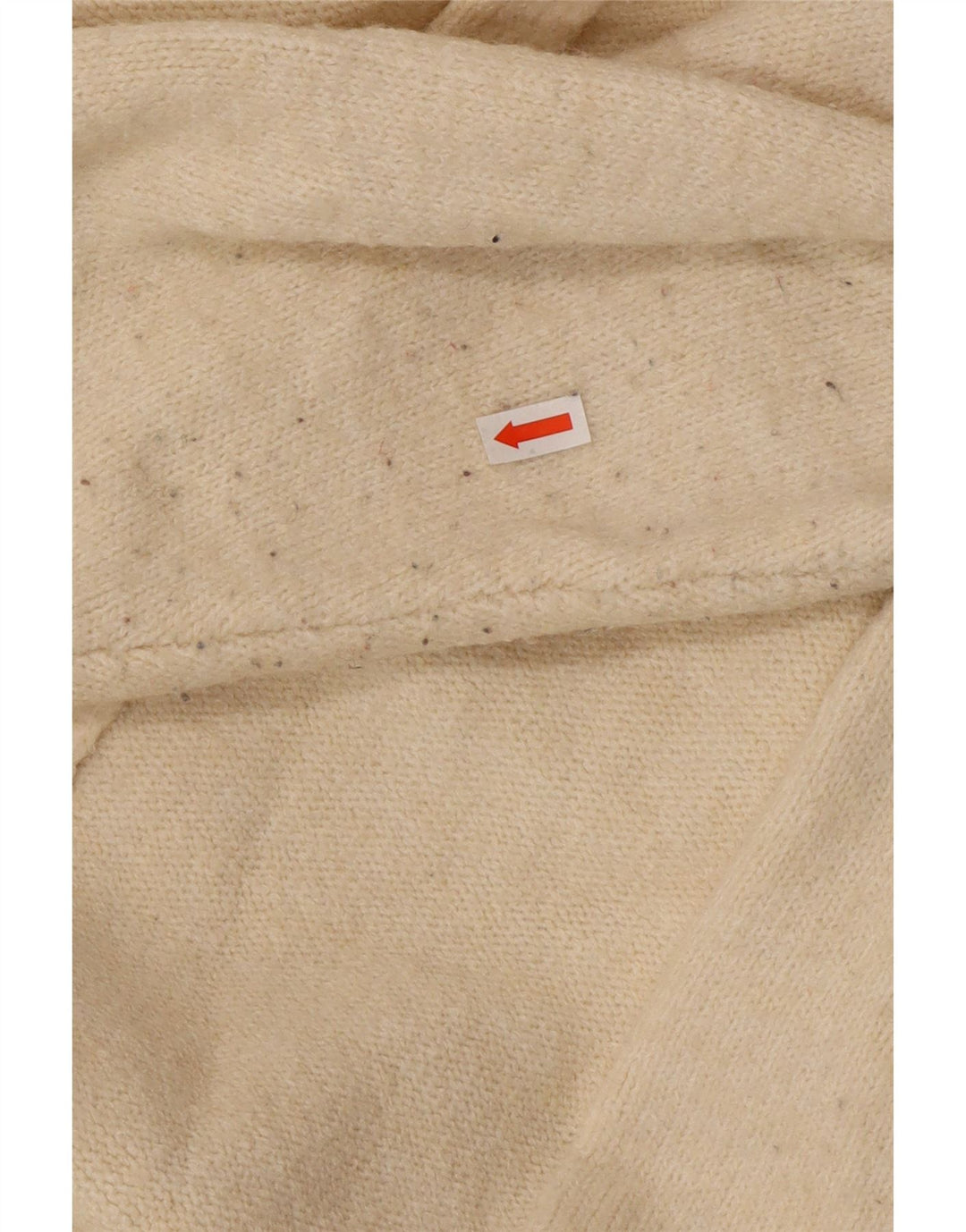 Zara Γυναικείο πουλόβερ ανοιχτό Longline ανοιχτό UK 10 Small Off White