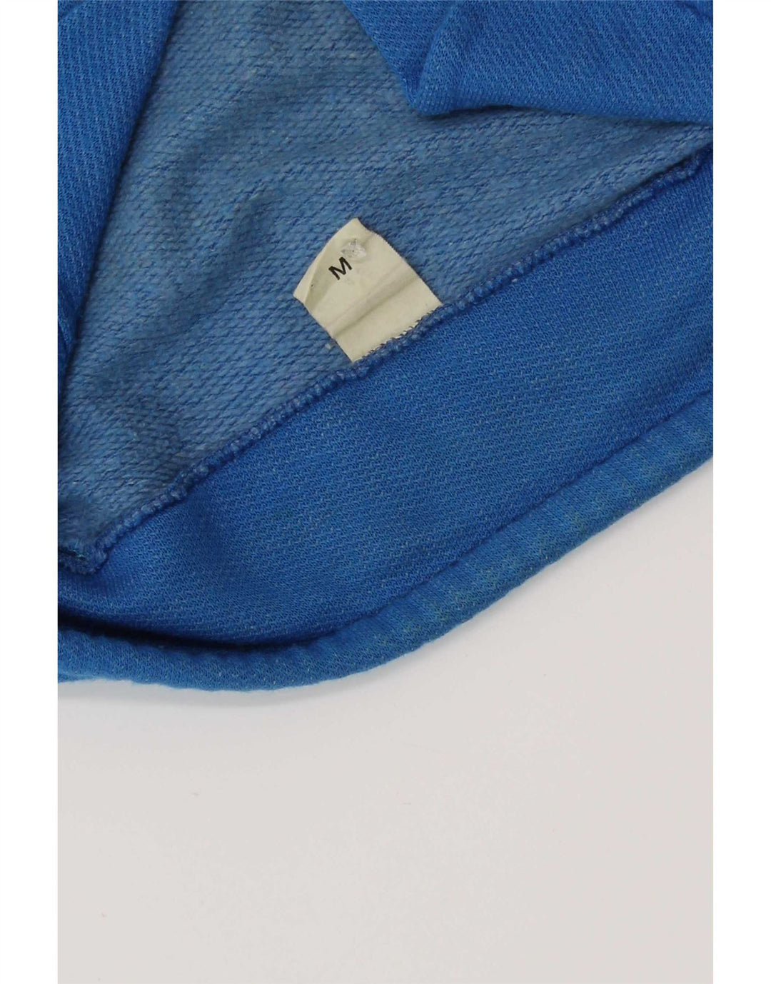 Vintage γυναικεία υπερμεγέθη γραφική φούτερ Jumper UK 14 Medium Blue