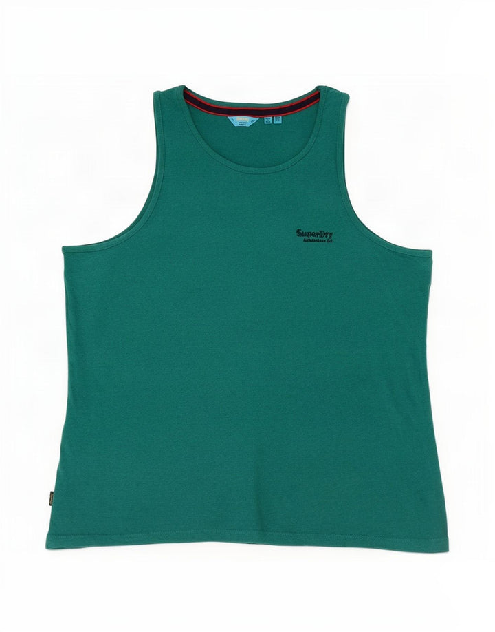 Superdry Γυναικείο Γιλέκο UK 16 μεγάλο βαμβακερό πράσινο