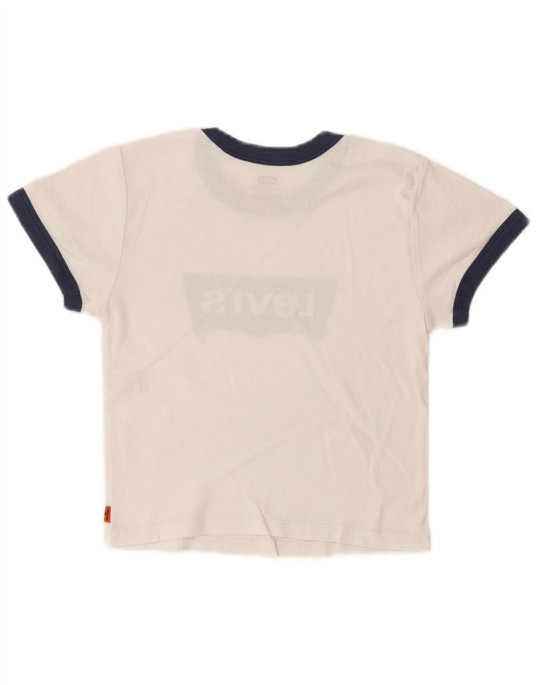 Γυναικείο γραφικό T-shirt Levi's Crop Top 10 Small White Colourblock