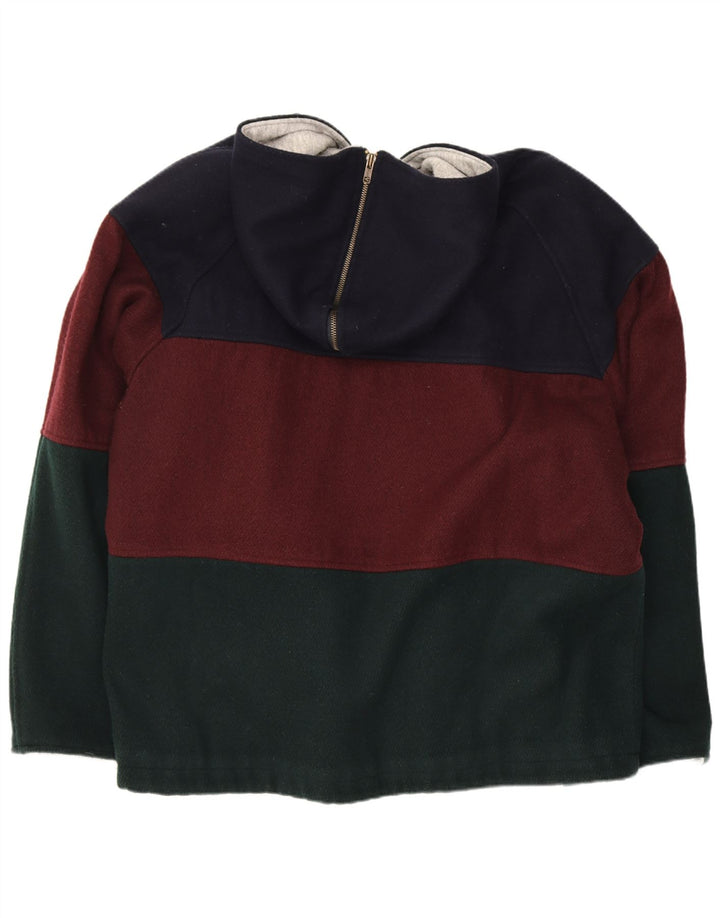 Vintage Ανδρικό τζάκετ αντιανεμικό UK 38 Medium Navy Blue Colorblock Ακρυλικό