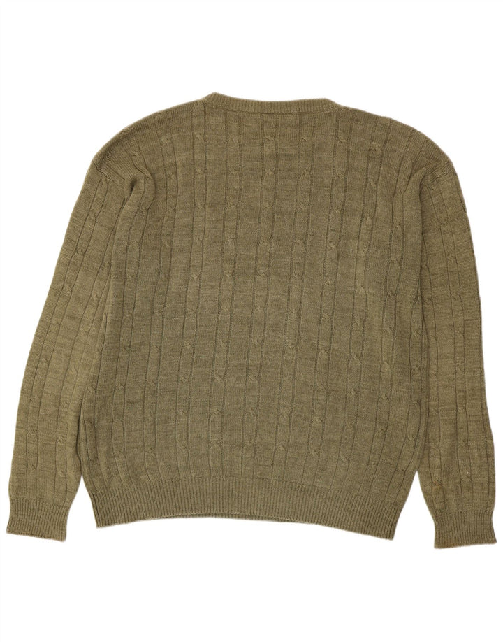 Ανδρικό πουλόβερ MC Gregor Crew Neck Jumper Medium Khaki