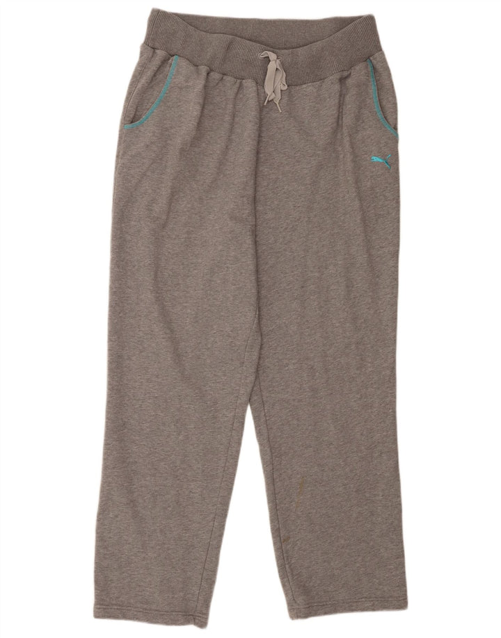 PUMA Mens Tracksuit Trousers 2XL Grey Cotton