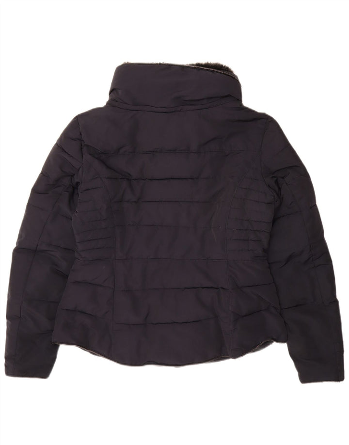 Zara Γυναικείο μπουφάν UK 16 Large Navy Blue