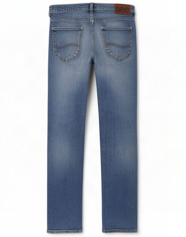 Lee Mens Powell Slim Jeans W34 L34 Blue Cotton