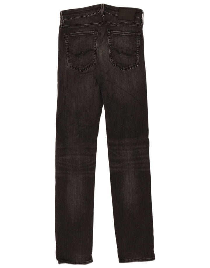 Jack & Jones Ανδρικό Slim Jeans W30 L34 Μαύρο βαμβακερό