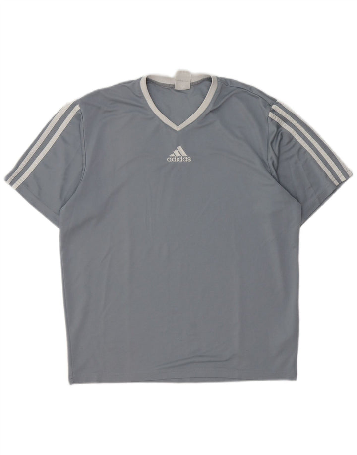 Adidas Ανδρικό T-Shirt Climalite Top Small Grey Polyester