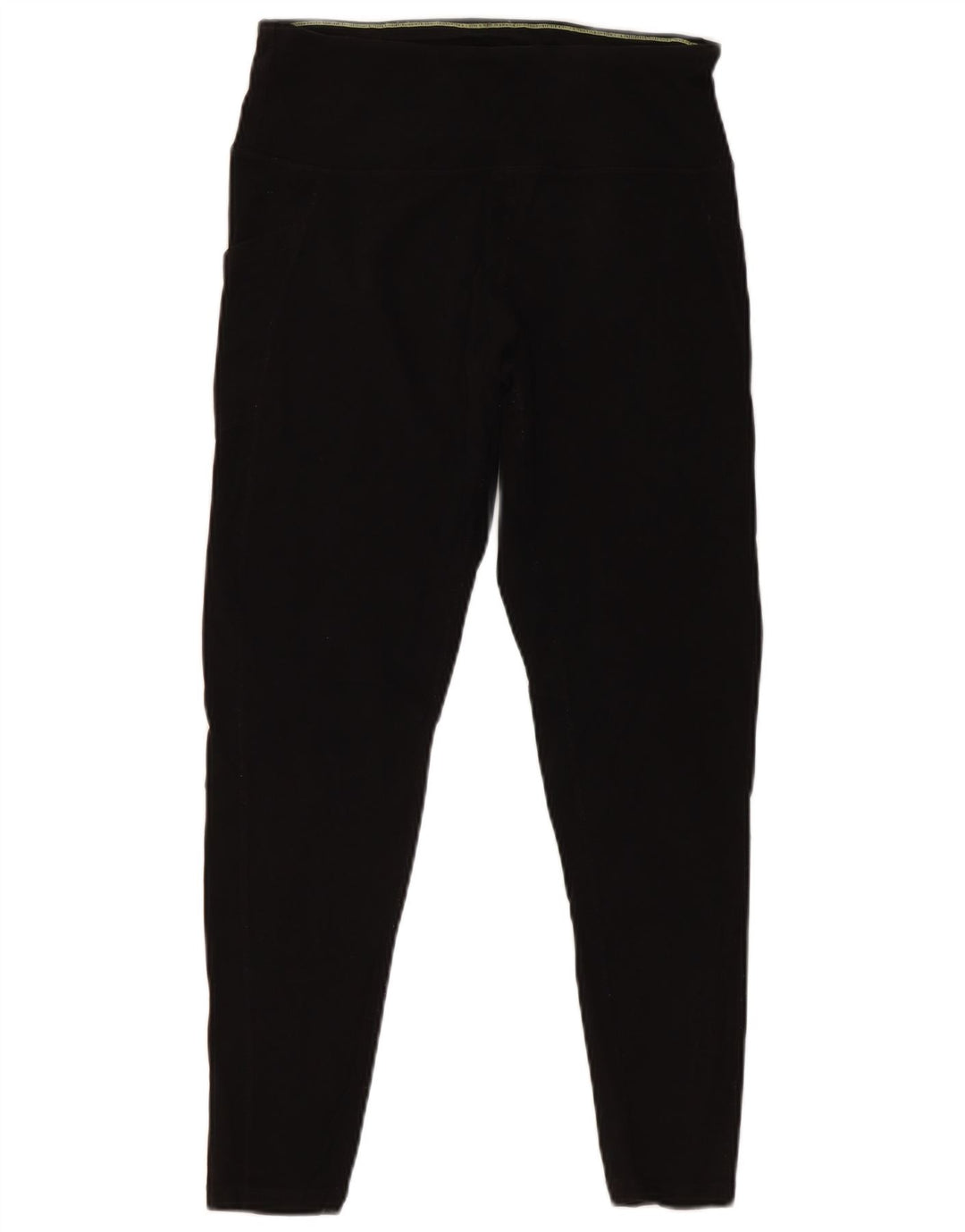 CALVIN KLEIN Γυναικεία γραφικά Crop κολάν UK 12 μεσαίο μαύρο βαμβακερό