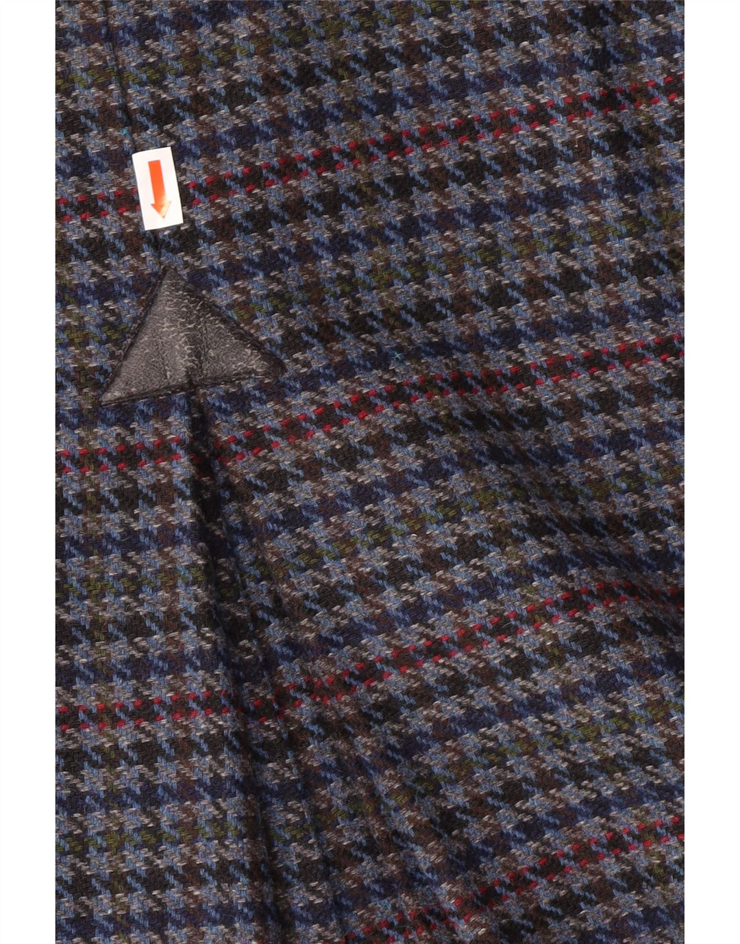 Vintage Γυναικεία Pencil Φούστα UK 14 Medium W28 Blue Houndstooth