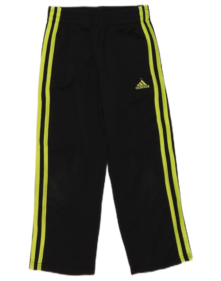 Παντελόνι αθλητικής φόρμας Adidas Girls 5-6 ετών Μαύρο Πολυεστέρα
