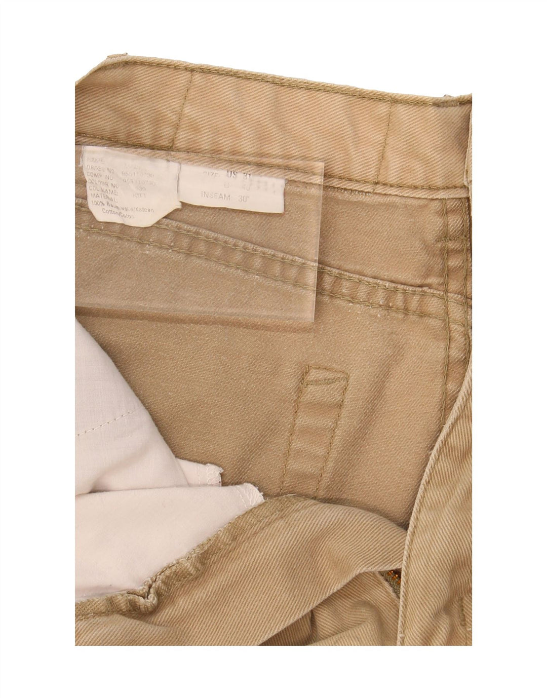 STOOKER Womens Tapered Jeans EU 40 Medium W30 L29 Beige Cotton Vintage Stooker and Second-Hand Stooker from Messina Hembry 