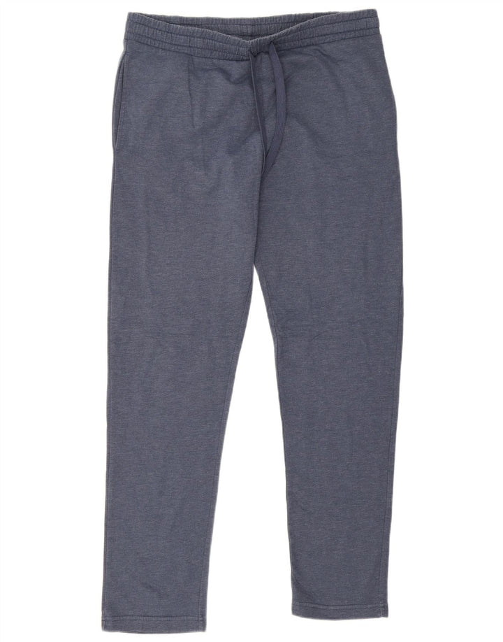 Ανδρική αθλητική φόρμα Marks & Spencer Παντελόνι μεγάλο Navy Blue από βαμβάκι