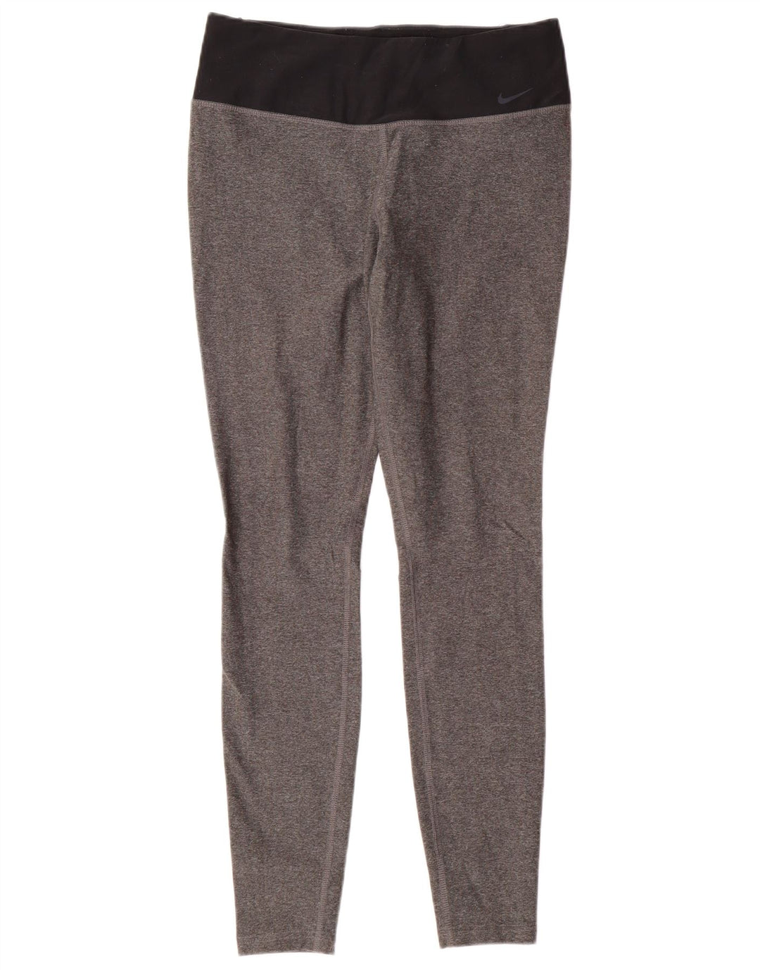 Γυναικεία κολάν NIKE Dri Fit UK 12 μεσαίου γκρι χρώματος πολυεστέρας