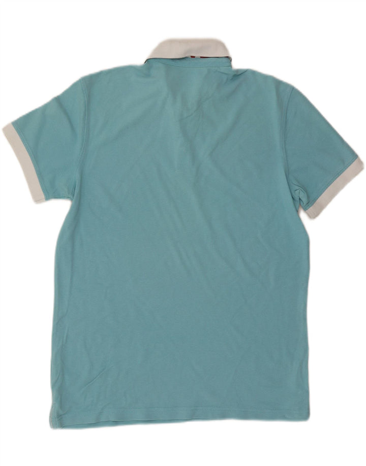 Ανδρικό πουκάμισο πόλο NAPAPIJRI XL Μπλε χρώματος βαμβακερό