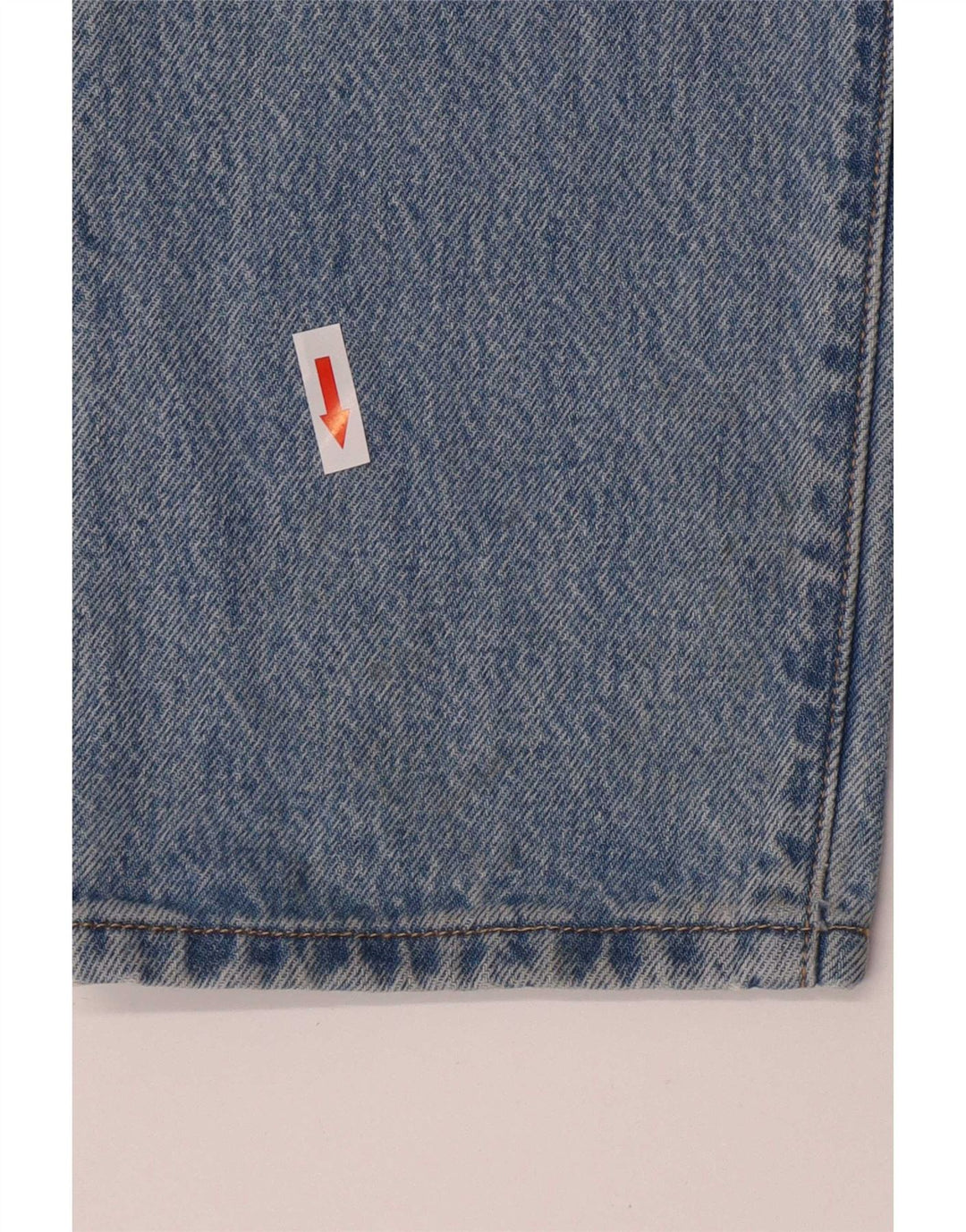 Levi's Womens 501 Straight Jeans W25 L30 Blue Cotton