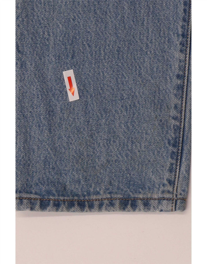 Levi's Womens 501 Straight Jeans W25 L30 Blue Cotton