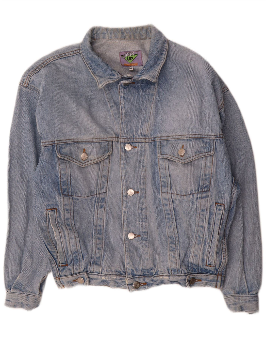 Vintage Ανδρικό τζιν μπουφάν UK 36 Small Blue
