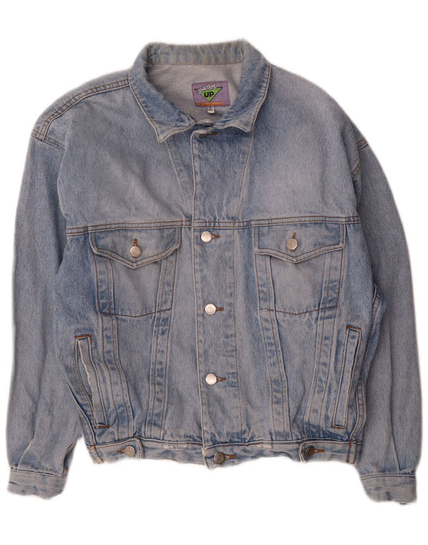 Vintage Ανδρικό τζιν μπουφάν UK 36 Small Blue
