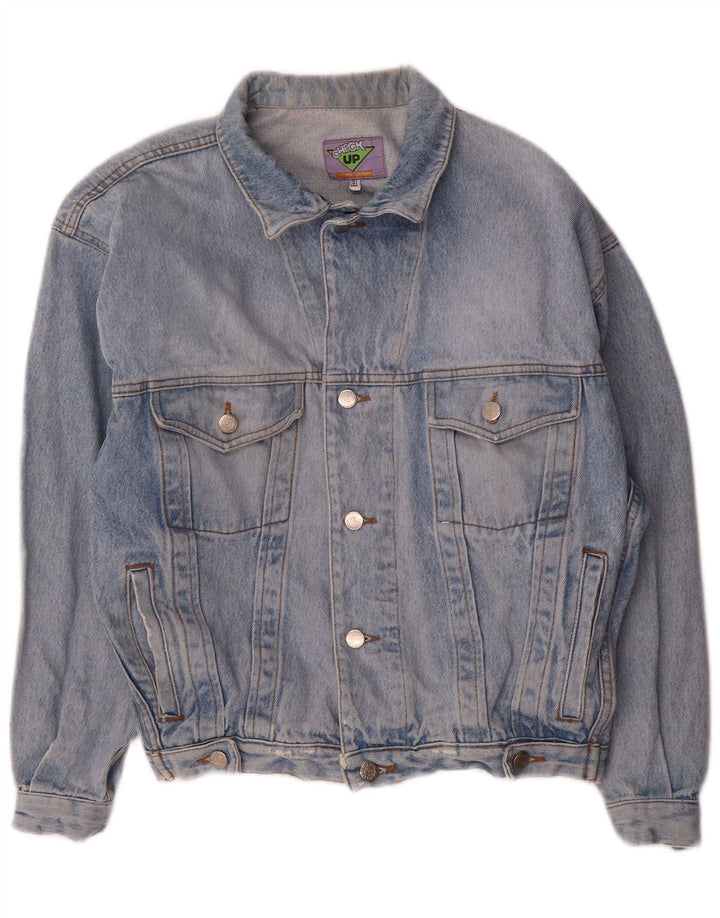 Vintage Ανδρικό τζιν μπουφάν UK 36 Small Blue