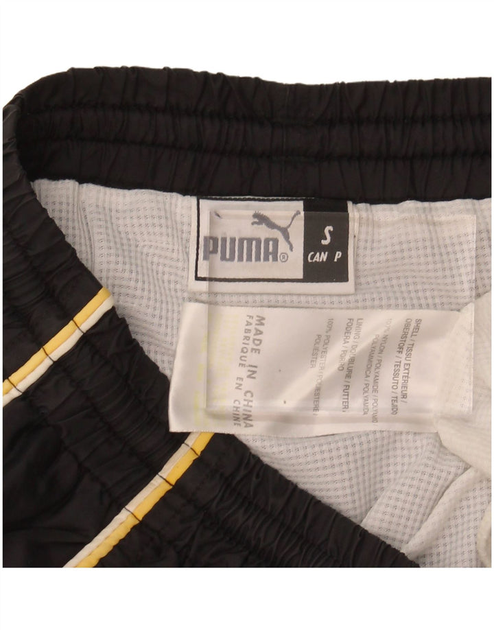 PUMA Mens Sport Shorts Small  Black Nylon