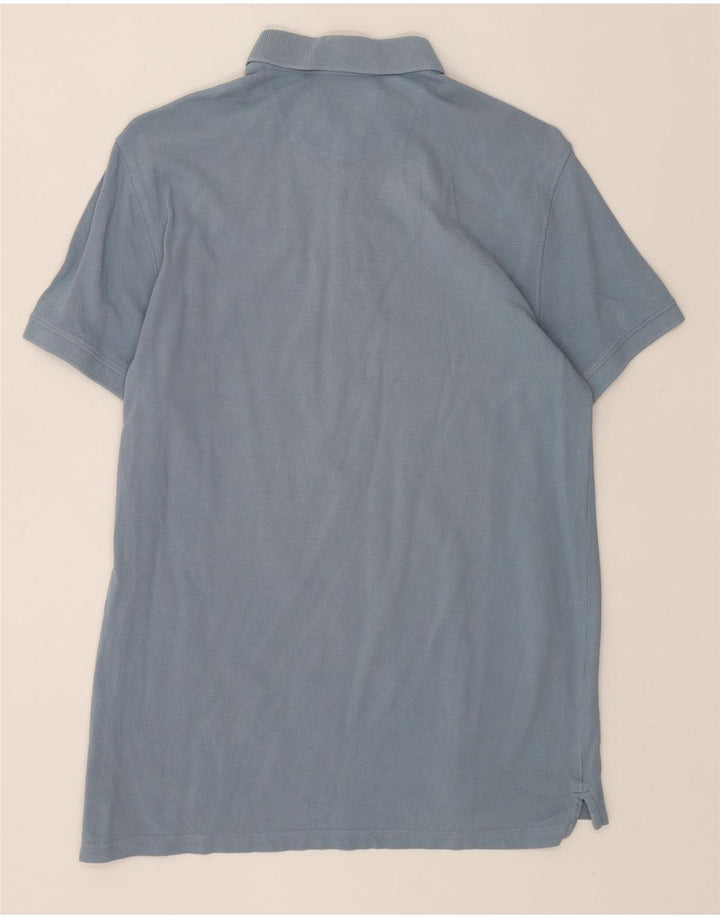MASSIMO DUTTI Mens Polo Shirt Medium Blue Cotton Vintage Massimo Dutti and Second-Hand Massimo Dutti from Messina Hembry 