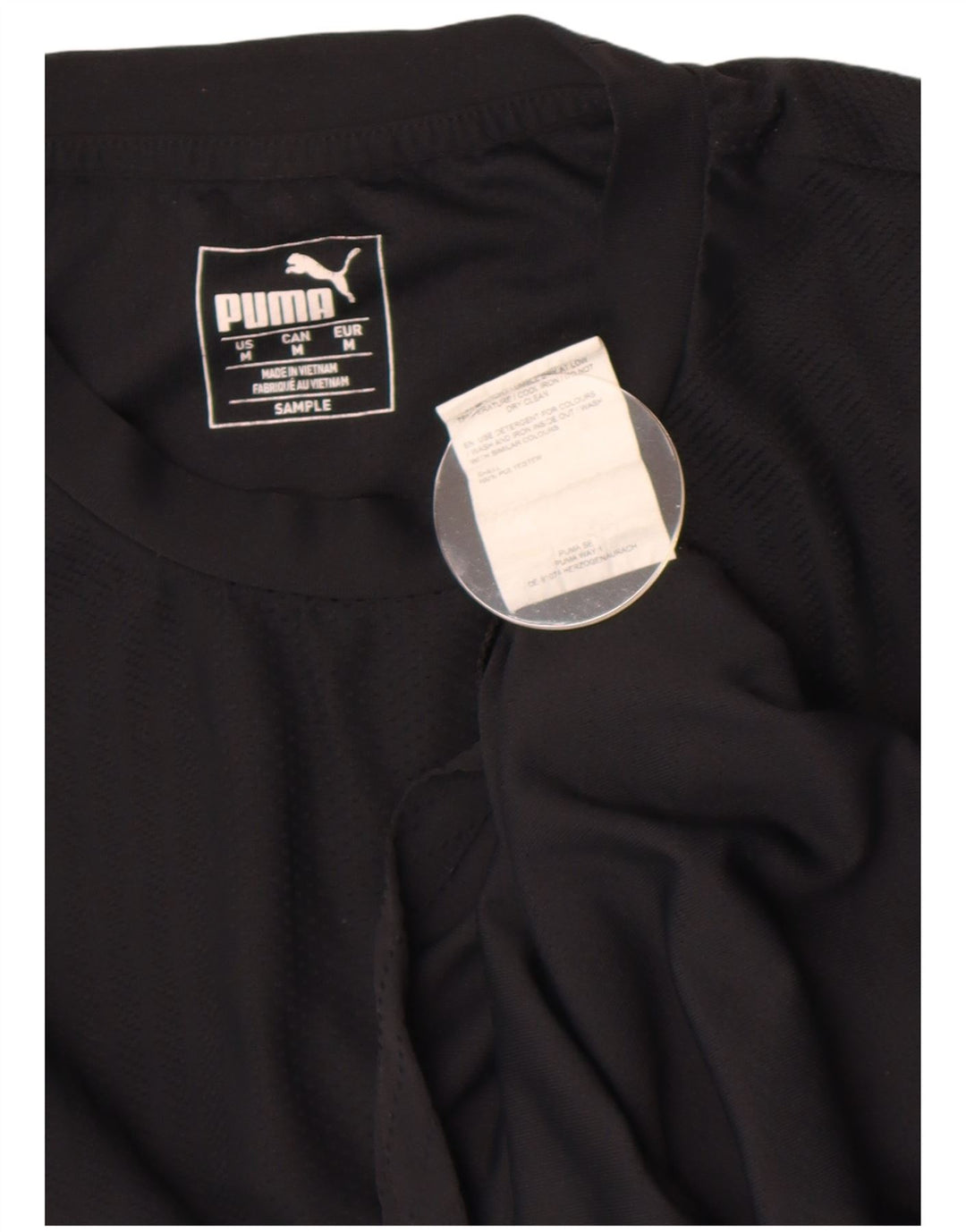 Ανδρικό T-Shirt Puma Τοπ μεσαίο μαύρο πολυεστέρα