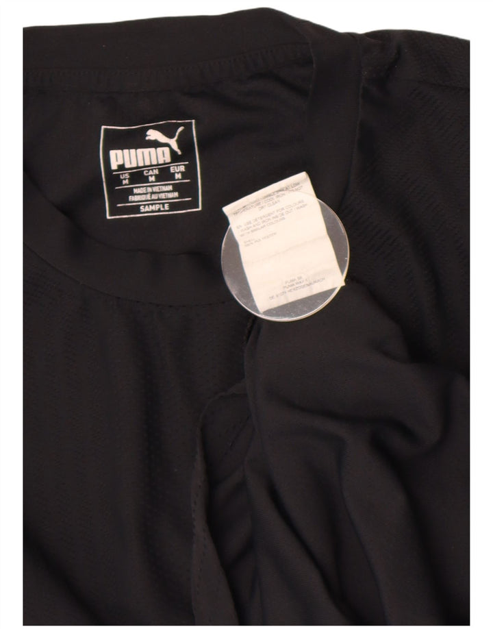 Ανδρικό T-Shirt Puma Τοπ μεσαίο μαύρο πολυεστέρα