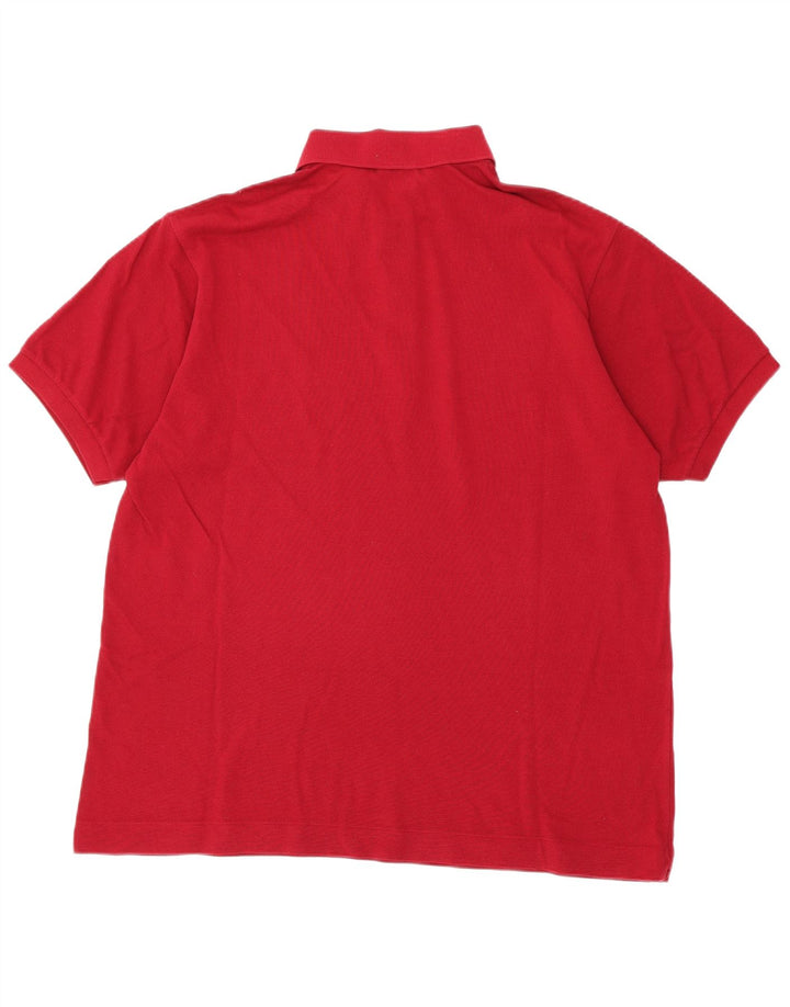 Ανδρικό μπλουζάκι πόλο LACOSTE 6 XL Κόκκινο βαμβακερό