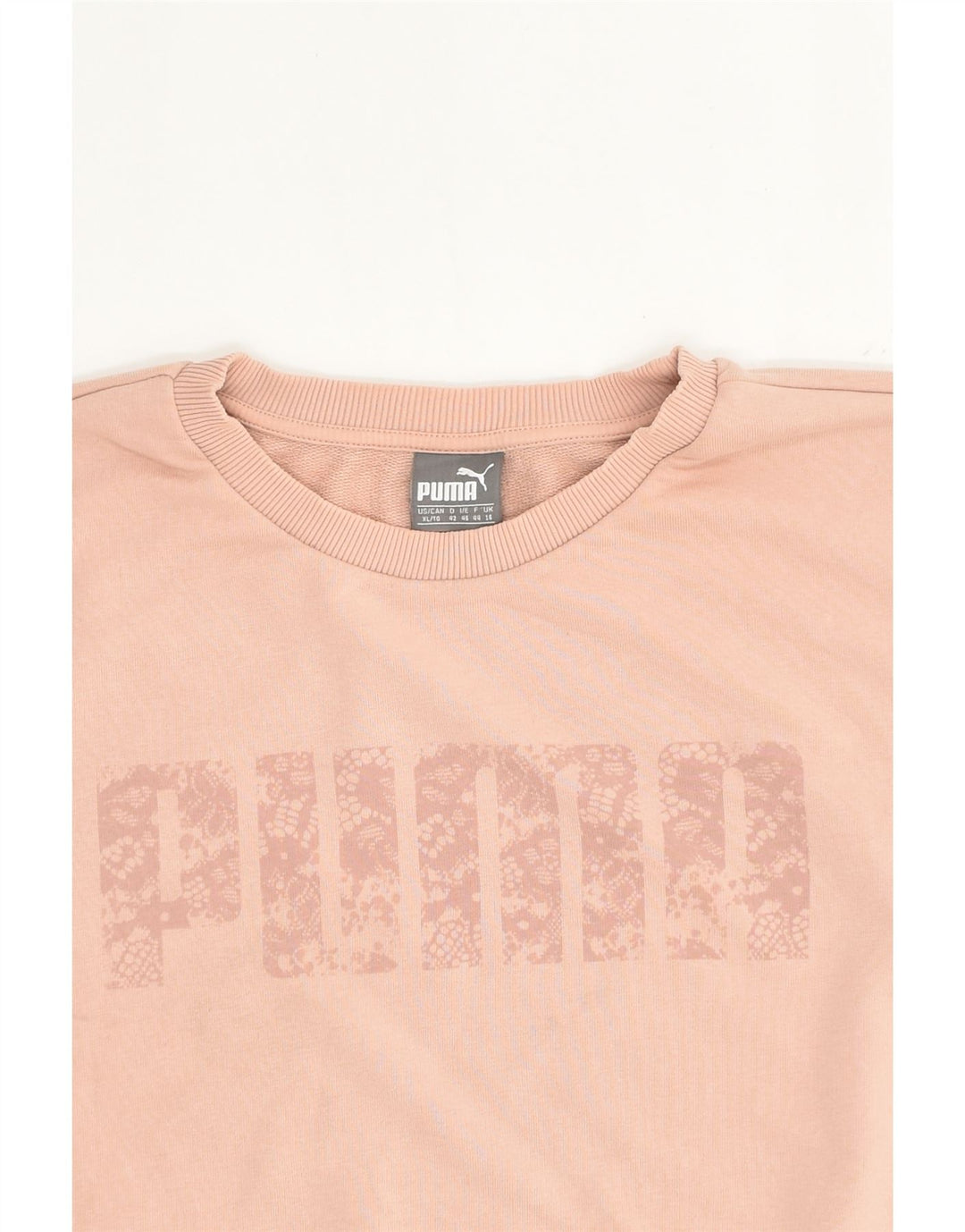 ADIDAS Womens Graphic Sweatshirt Jumper UK 16 Large Pink Cotton | Vintage Adidas | Thrift | Second-Hand Adidas | Used Clothing | Messina Hembry 