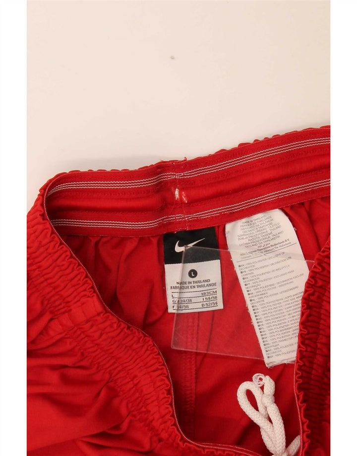 Ανδρικό γραφικό αθλητικό σορτς Nike UK 34/36 μεγάλο κόκκινο πολυεστέρα