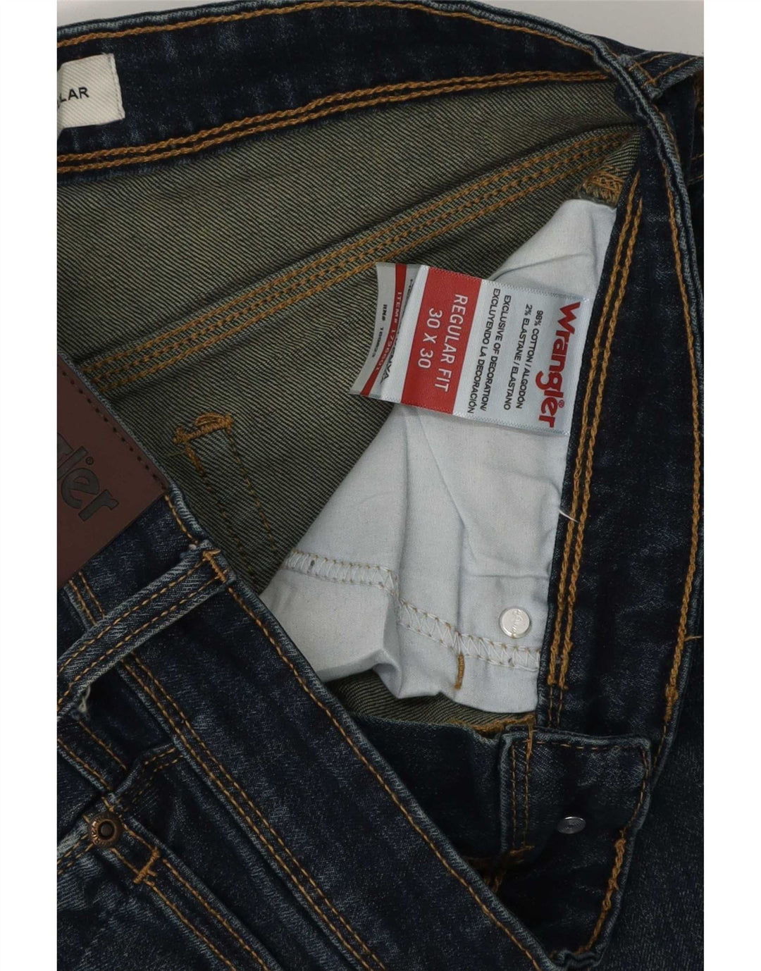 Ανδρικό τζιν ίσιο Wrangler Regular Fit W30 L30 Μπλε βαμβακερό