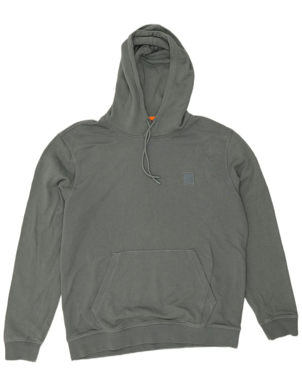 Hugo Boss Ανδρικό Hoodie Jumper XL Πράσινο βαμβακερό