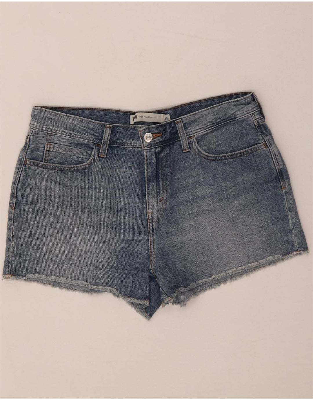 Γυναικείο τζιν σορτς Levi's W32 μεγάλο μπλε βαμβακερό