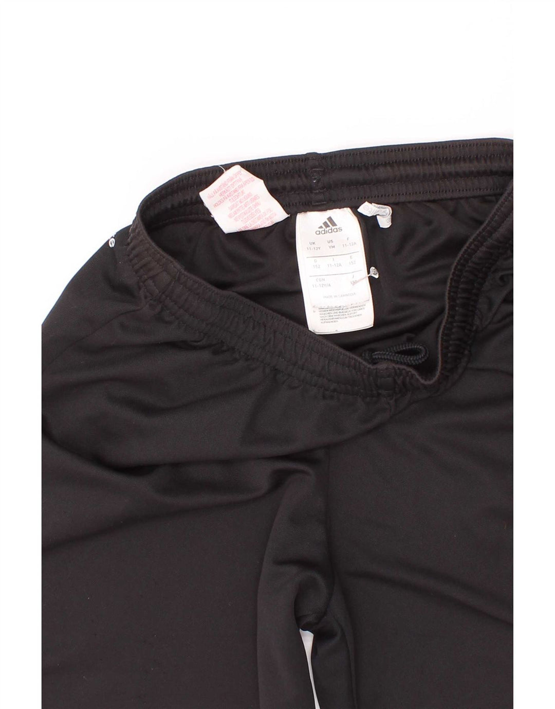 Adidas Boys Sport σορτς 11-12 ετών μαύρο πολυεστέρα