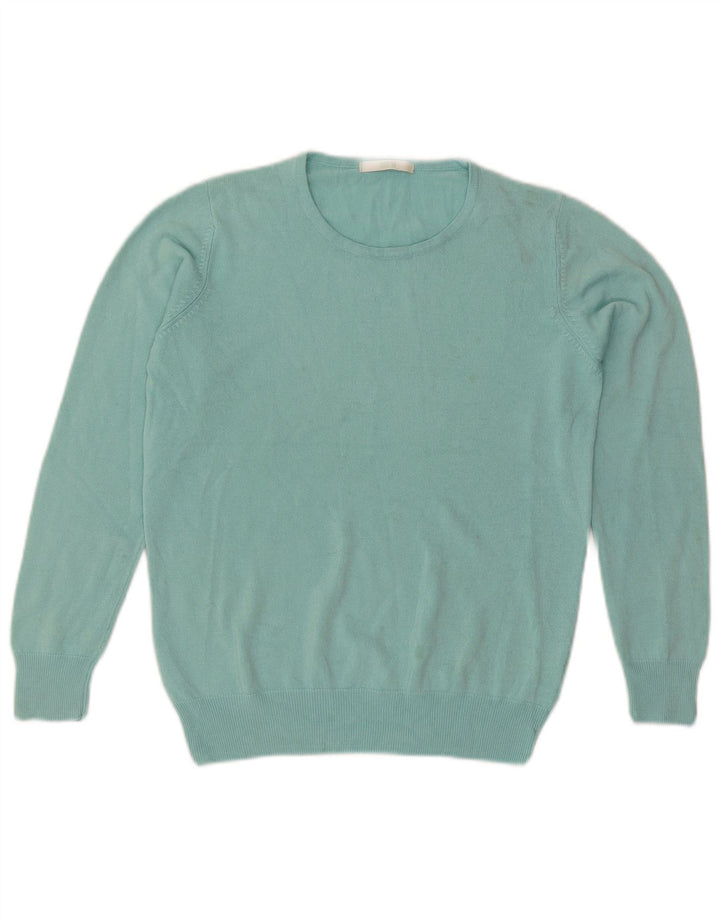 Marks & Spencer Γυναικείο πουλόβερ με λαιμόκοψη UK 10 Small Turquoise