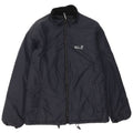 JACK WOLFSKIN Mens Windbreaker Jacket UK 36/38 Medium Navy Blue Polyamide