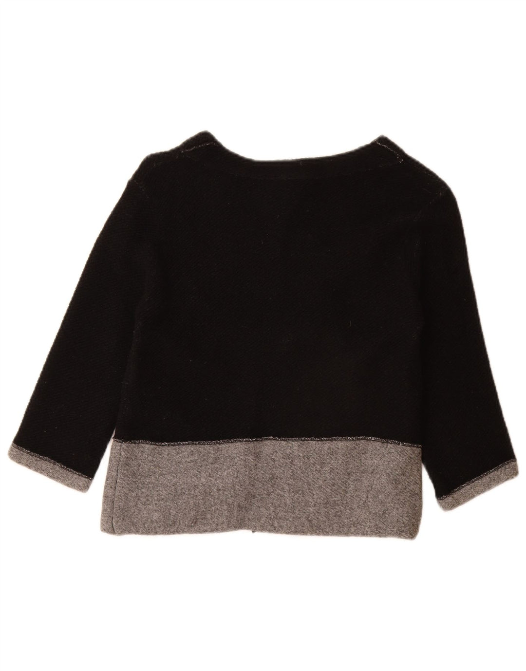 Fred Perry Γυναικείο πουλόβερ ζακέτα με 3/4 μανίκια UK 10 Small Black Colourblock