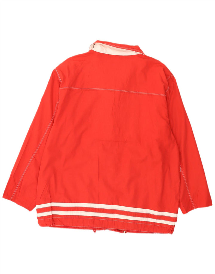 Vintage Γυναικείο Yachting Oversized Utility Jacket EU 42 μεγάλο κόκκινο ριγέ