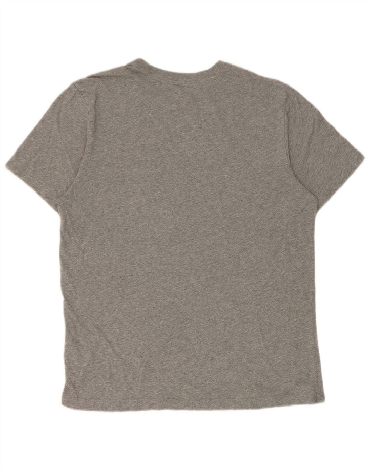 Ανδρικό T-shirt Nike, μεσαίο γκρι βαμβακερό