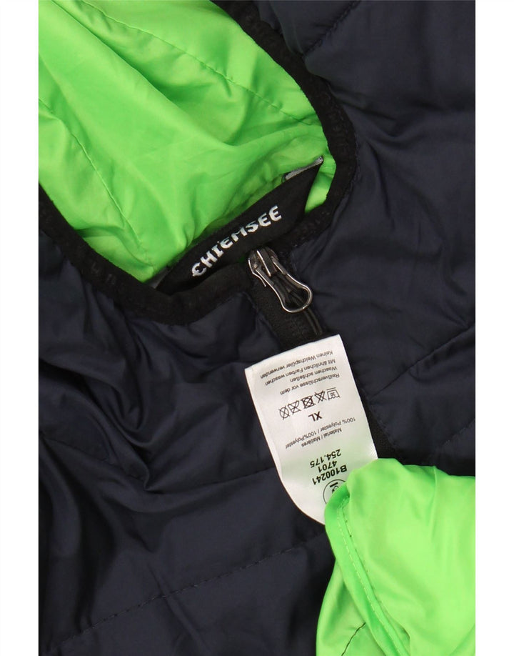 Ανδρικό μπουφάν CHIEMSEE με κουκούλα UK 42 XL Navy Blue Polyester